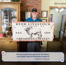Load image into Gallery viewer, Brahman Cattle Sign
