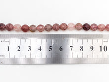 Load image into Gallery viewer, Natural strawberry quartz faceted beads, 6mm/8mm/10mmSKU#137