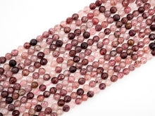 Load image into Gallery viewer, Natural strawberry quartz faceted beads, 6mm/8mm/10mmSKU#137