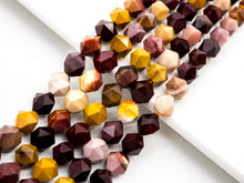 Load image into Gallery viewer, Unique Diamond Cut Quality Natural Mookaite beads, Sku#U134