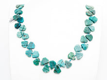 Load image into Gallery viewer, Quality Natural Chrysocolla beads,15-19mm, Teardrop Shape Top Drill Gemstone Beads, Natural Green Gemstone, 15-16inch strand, SKU#U162C