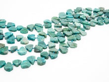 Load image into Gallery viewer, Quality Natural Chrysocolla beads,15-19mm, Teardrop Shape Top Drill Gemstone Beads, Natural Green Gemstone, 15-16inch strand, SKU#U162C