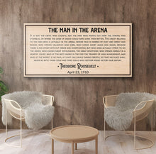 Load image into Gallery viewer, The Man In The Arena Sign IV