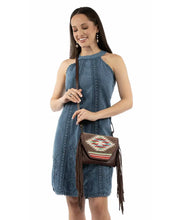 Load image into Gallery viewer, Scully Fringe Fiesta Leather Medium Crossbody - Women's Handbag