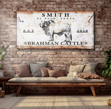 Load image into Gallery viewer, Brahman Cattle Sign