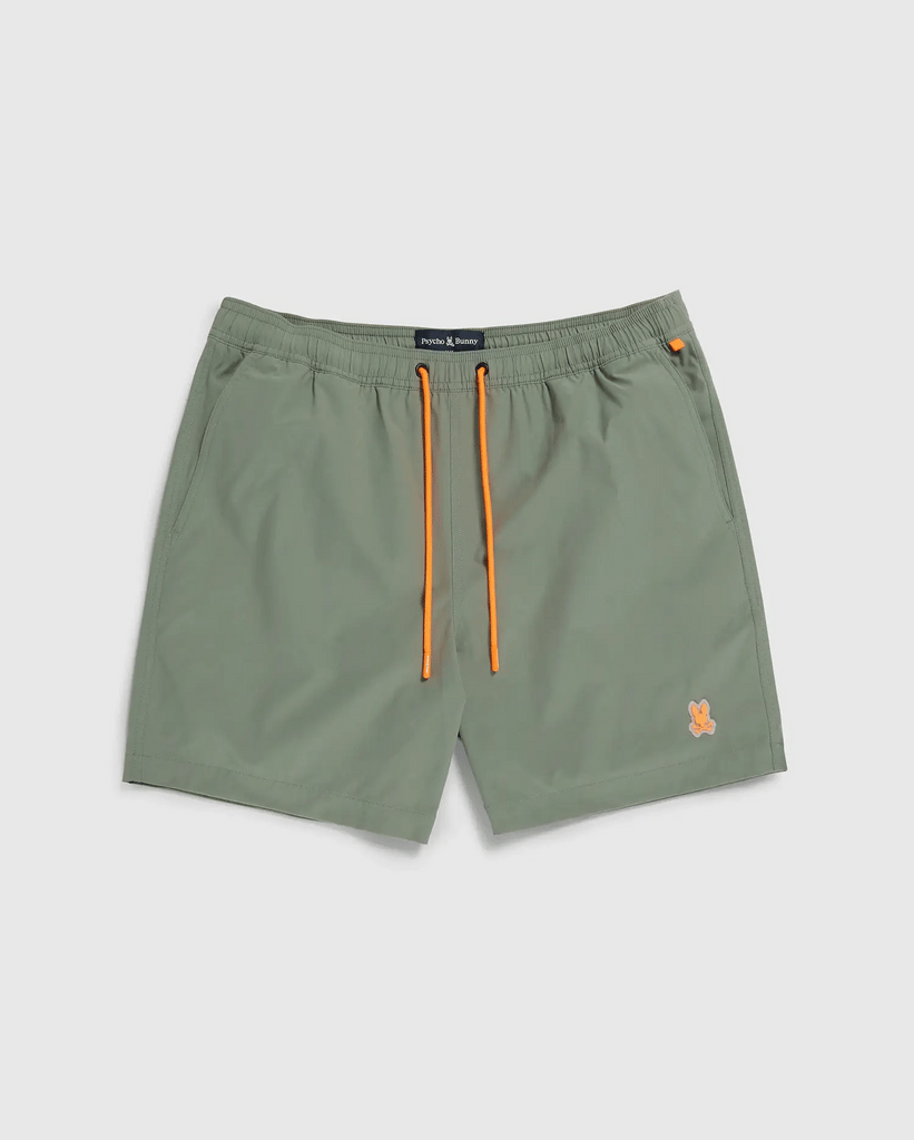 Psycho Bunny Malta Color Changing Swim Trunk - Agave Green