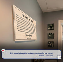 Load image into Gallery viewer, The Man In The Arena Sign IV