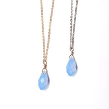 Load image into Gallery viewer, Swarovski Crystal Droplet Necklace: Many Colors Available