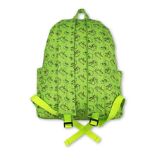 Load image into Gallery viewer, Green face kids Christmas backpack
