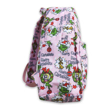 Load image into Gallery viewer, Merry Christmas pink green face girls backpack