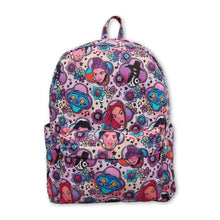 Load image into Gallery viewer, Purple floral tiger music hunter kids girls backpack