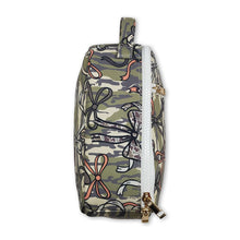 Load image into Gallery viewer, Camo bow kids girls lunch box bag