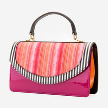 Load image into Gallery viewer, The Santa Amaro Striped Leather Handbag