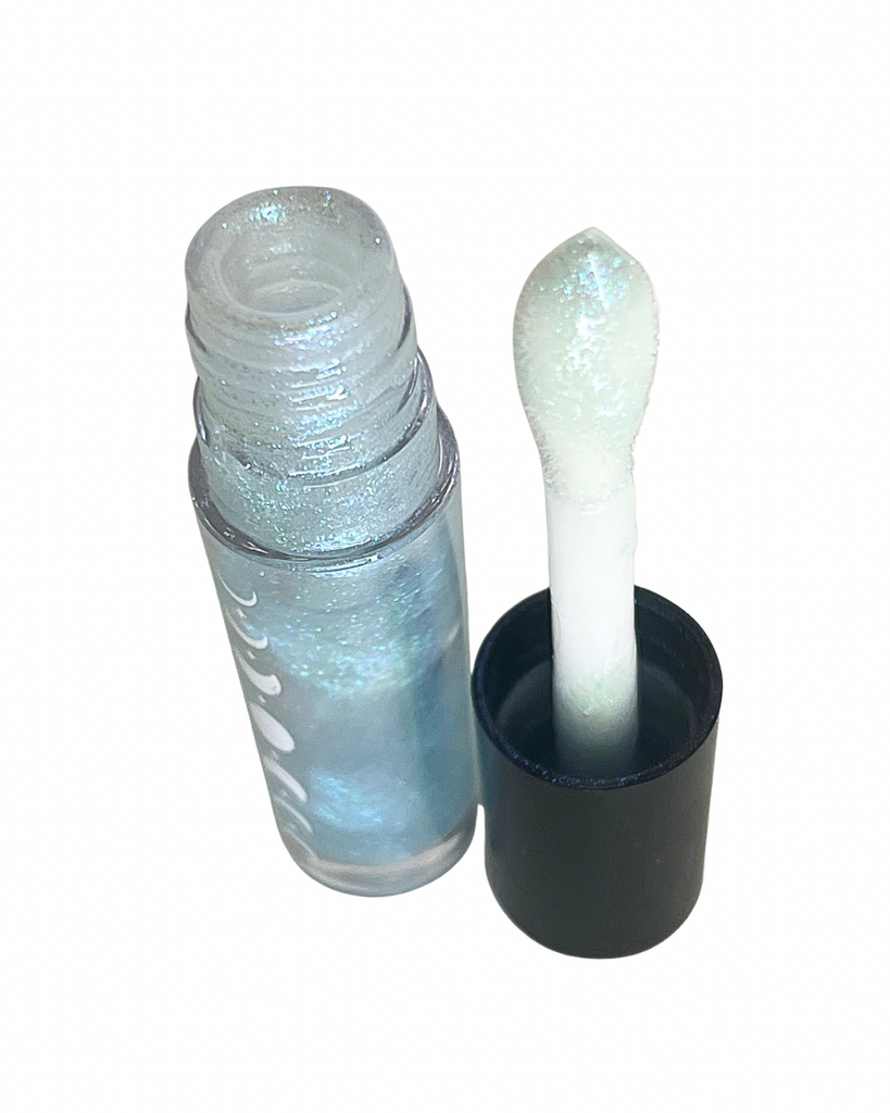 Neptune- Blue glitter lip gloss