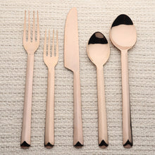 Load image into Gallery viewer, Ariella PVD 5 Pc. Flatware Set