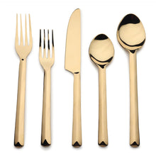 Load image into Gallery viewer, Ariella PVD 5 Pc. Flatware Set
