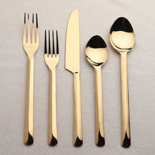 Load image into Gallery viewer, Ariella PVD 5 Pc. Flatware Set