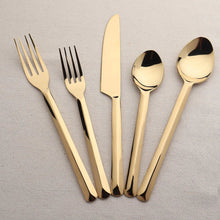 Load image into Gallery viewer, Ariella PVD 5 Pc. Flatware Set