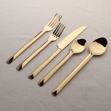 Load image into Gallery viewer, Ariella PVD 5 Pc. Flatware Set
