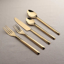Load image into Gallery viewer, Ariella PVD 5 Pc. Flatware Set