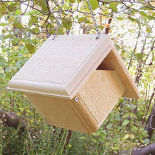 Load image into Gallery viewer, Hand Crafted Pine Wood Hanging Bird House for Carolina Wrens - Made in USA