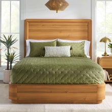 Load image into Gallery viewer, Queen Modern Wood Platform Bed Frame with Round Corners and Headboard