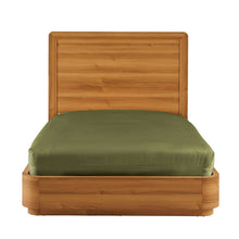 Load image into Gallery viewer, Queen Modern Wood Platform Bed Frame with Round Corners and Headboard