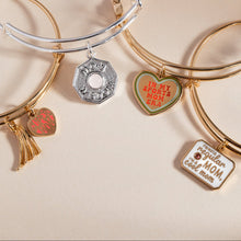 Load image into Gallery viewer, 'In My Sports Mom Era' Heart' Charm Bangle