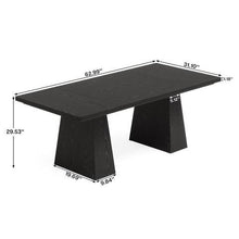 Load image into Gallery viewer, Modern Home Office Computer Desk Workstation in Black Wood Finish