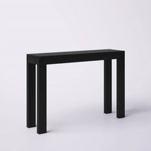 Load image into Gallery viewer, Solid Wood Modern Accent Console Table / Sofa Table in Black Finish