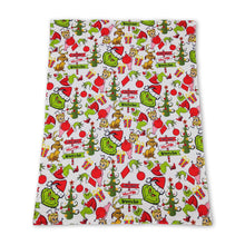 Load image into Gallery viewer, Christmas tree gift green face baby kids blankets