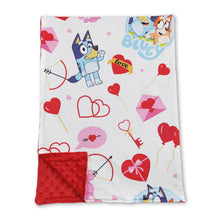Load image into Gallery viewer, Red heart dog cute baby girls valentine's blanket