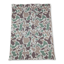 Load image into Gallery viewer, Green deer camo minky baby kids hunting blanket