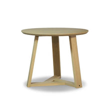 Load image into Gallery viewer, 36 Inch Round Scandinavian Solid Wood Dining Table in Blonde