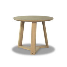 Load image into Gallery viewer, 36 Inch Round Scandinavian Solid Wood Dining Table in Blonde