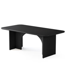 Load image into Gallery viewer, Modern Extra Large Executive Home Office Computer Desk in Black
