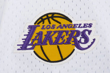 Load image into Gallery viewer, Pro Standard LA Lakers Script Tail Mesh Button Down Shirt - White/Black