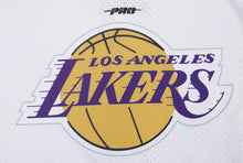 Load image into Gallery viewer, Pro Standard LA Lakers Script Tail Mesh Button Down Shirt - White/Black