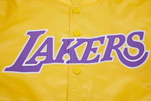 Load image into Gallery viewer, Pro Standard LA Lakers Big Logo Satin Jacket - Gold