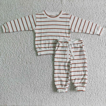 Load image into Gallery viewer, Stripe cotton thick kids fall winter clothes