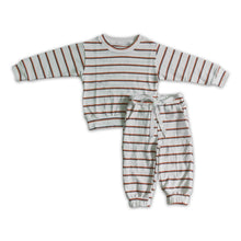Load image into Gallery viewer, Stripe cotton thick kids fall winter clothes