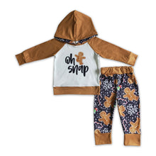 Load image into Gallery viewer, Oh snap gingerbread boy Christmas clothing