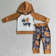 Load image into Gallery viewer, Oh snap gingerbread boy Christmas clothing