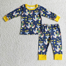 Load image into Gallery viewer, Nativity long sleeves kids boy Christmas pajamas
