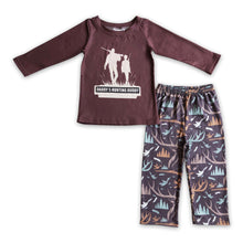 Load image into Gallery viewer, Daddy's hunting buddy boy clothing set