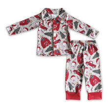 Load image into Gallery viewer, Cow pig farm print kids boy Christmas pajamas