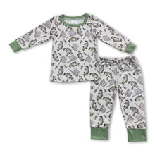 Load image into Gallery viewer, Fishing long sleeves baby kids pajamas