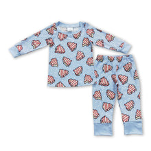 Load image into Gallery viewer, Christmas tree cake long sleeves boy pajamas