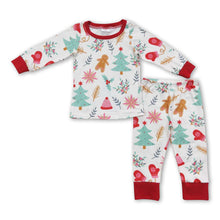Load image into Gallery viewer, Gingerbread Christmas tree kids boy pajamas