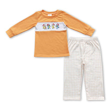 Load image into Gallery viewer, Yellow dogs Christmas hat kids boy outfits